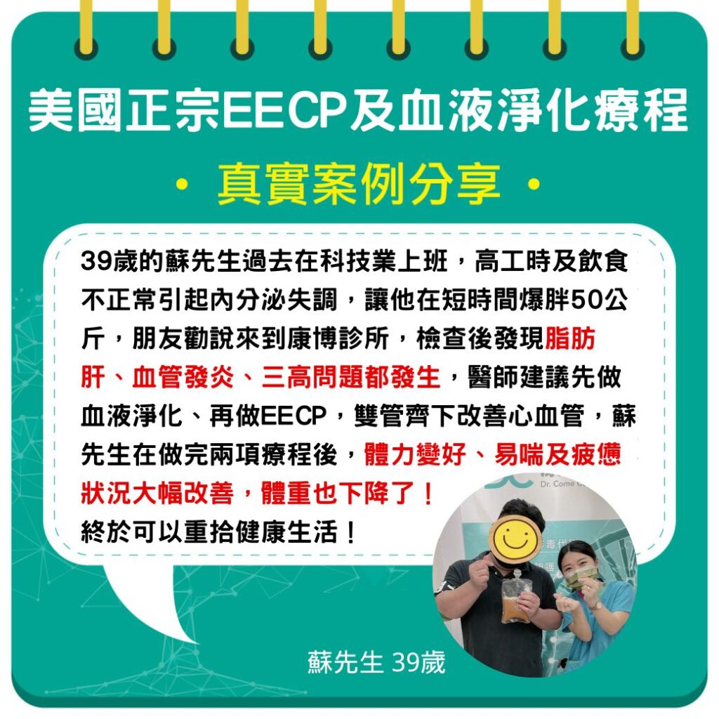 蘇先生在科技業日夜顛倒壓力大，身體狀況亮紅燈！醫：「3招扭轉健康危機。」