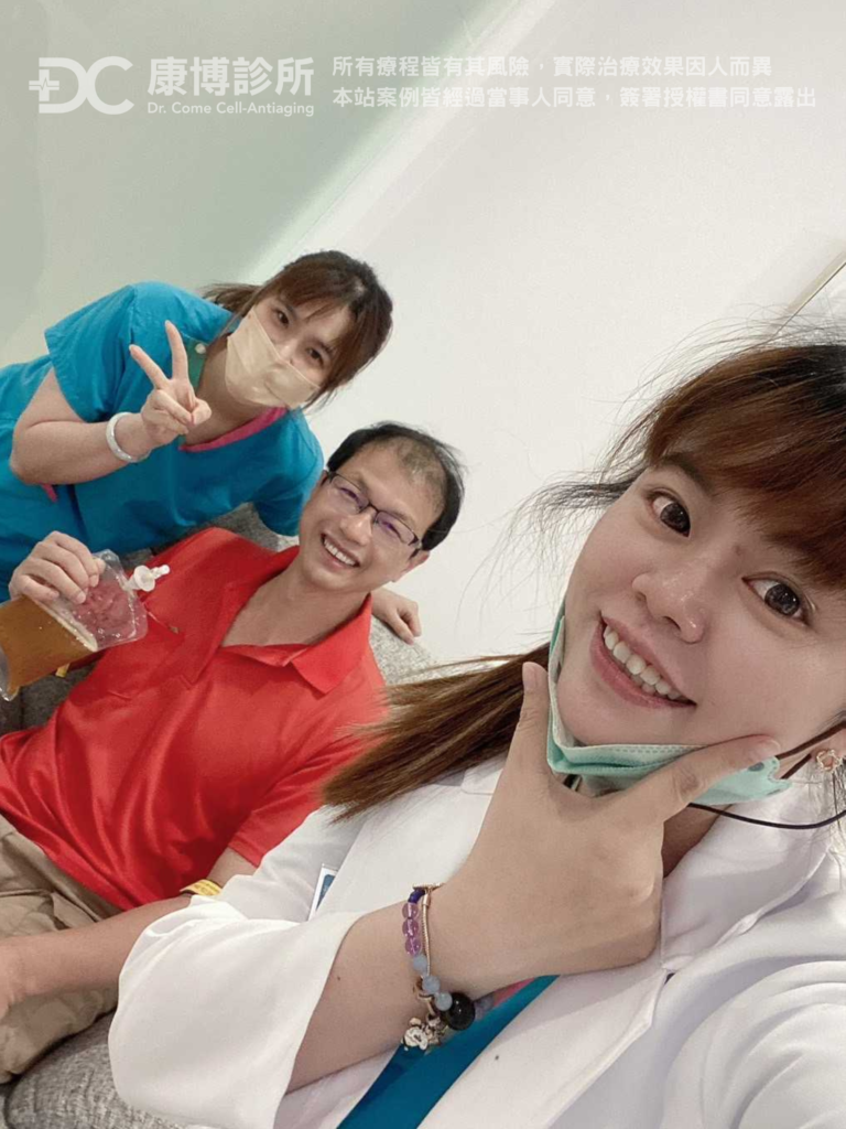 林先生接受血液淨化療程時，看著濾芯顏色的慢慢由白變黃、看到那包比一般人還大包的廢液，他才意識到即使身體現在看起來健康，但長期不良的生活習慣和酒精的攝取，已經在身體中累積了這麼多對心血管健康有潛在傷害的可怕物質，才知道原來健康檢查沒問題，不代表血管真的健康！